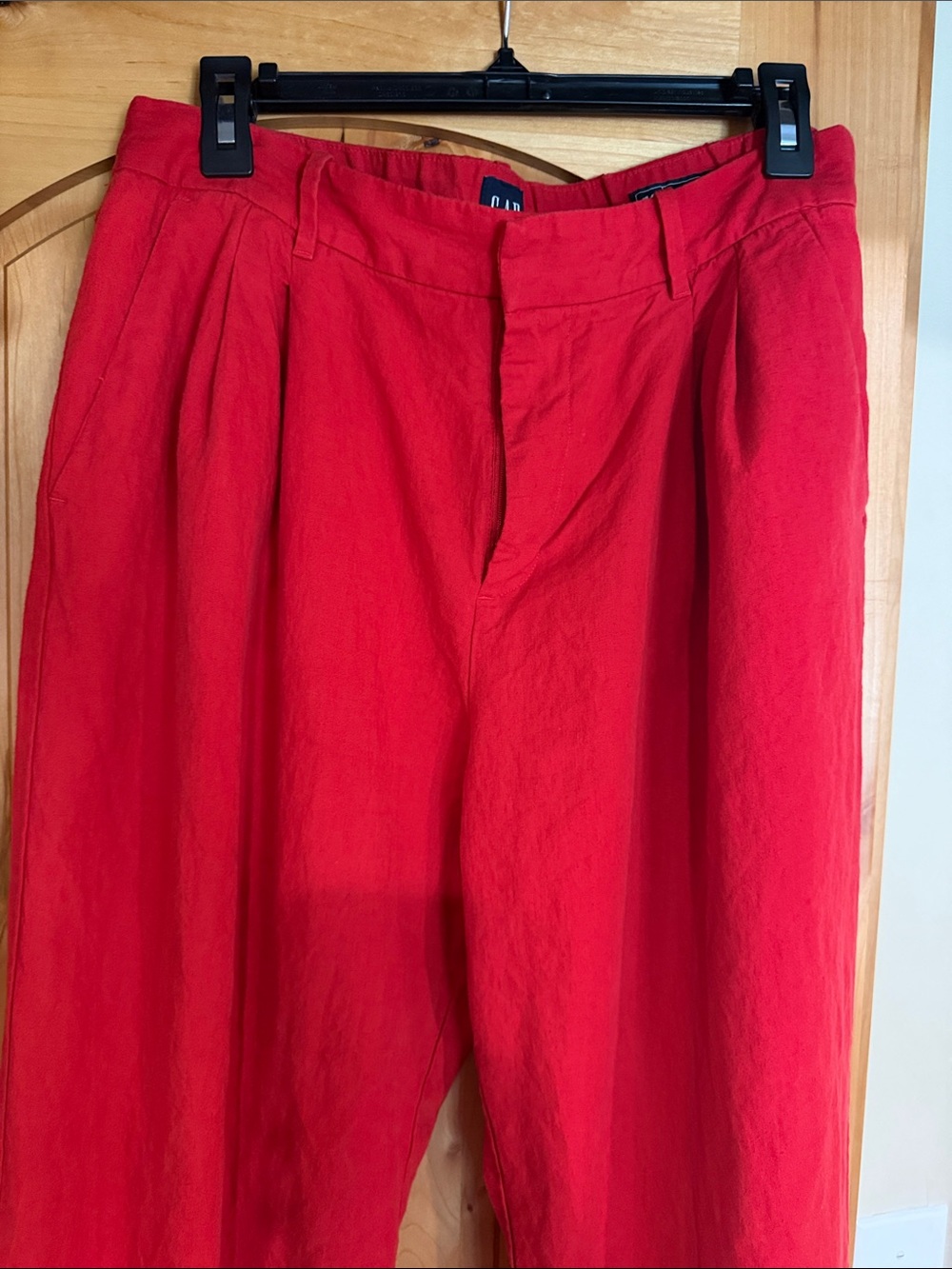 GAP 365 High Rise Linen-Blend Trousers - Picture 8 of 11